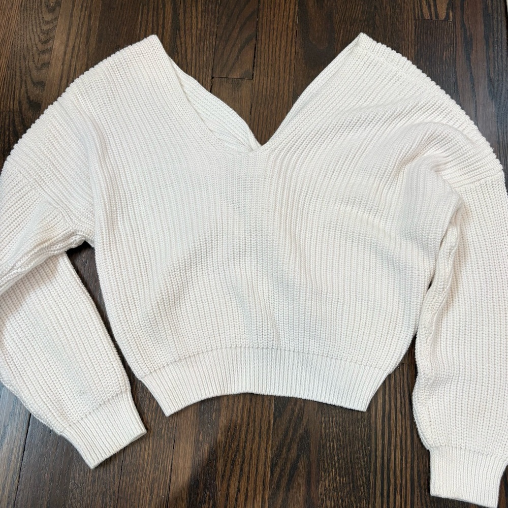 White Knit Sweater